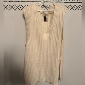 Sweater dress vest